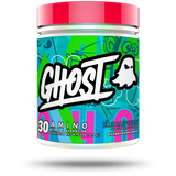 GHOST AMINO Blue raspberry 30 servings with Essential Amino Acids, Hydration and Cognitive ingredients