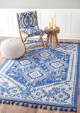 Nuloom Rugs - Hand Woven Becky - Blue