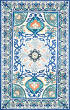 nuLOOM Rugs - Floral Leda - Blue