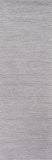 Nuloom Rugs - Hand Woven Chunky Woolen Cable Rug - Light Grey