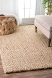Nuloom Rugs - Alanna Diamond Jute - Natural