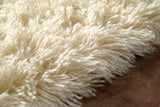 Nuloom Rugs - Hand Woven Genuine Greek Flokati - Natural