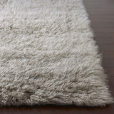Nuloom Rugs - Hand Woven Genuine Greek Flokati - Natural Grey