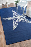 Nuloom Rugs - Hand Hooked Marine Indoor/outdoor Area Rug - Navy
