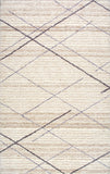 Nuloom Rugs - Hand Tufted Trellis Vito Shag - Beige