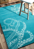 Nuloom Rugs - Hand Tufted Octopus Tail - Blue Waters