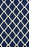 Nuloom Rugs - Hand Hooked Marrakech Trellis - Navy Blue