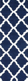 Nuloom Rugs - Hand Hooked Marrakech Trellis - Navy Blue