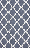 Nuloom Rugs - Hand Hooked Marrakech Trellis - Blue Grey