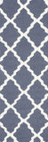 Nuloom Rugs - Hand Hooked Marrakech Trellis - Blue Grey