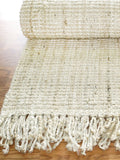 Nuloom Rugs - Hand Woven Chunky Loop Jute - Bleached