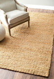 Nuloom Rugs - Hand Woven Hailey Jute - Natural