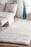 Nuloom Rugs - Gynel Cloudy Shag - Snow White