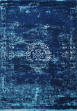 Nuloom Rugs - Tanja Overdyed Medallion - Blue