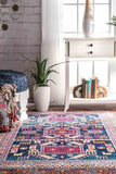 Nuloom Rugs - Tribal Marisela  - Navy