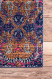 Nuloom Rugs - Damask Sonya  - Navy