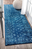 nuLOOM Rugs - Herminia Vintage Trellis - Blue