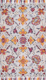 Nuloom Rugs - Noella Floral Tassel - Light Blue