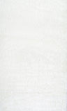 nuLOOM Rugs - Machine Made Shag - White