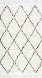 nuLOOM Rugs - Hand Knotted Fez Shag - Natural