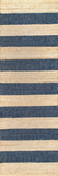 nuLOOM Rugs - Flatweave Alisia Stripes Jute - Natural