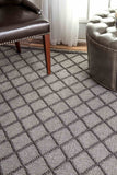 Nuloom Rugs - Flatweave Outdoor Trellis Larae - Grey