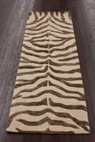 Nuloom Rugs - Hand Tufted Plush Zebra - Brown